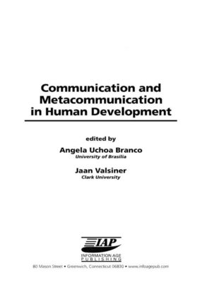 cover image of Communication and Metacommunication in Human Development